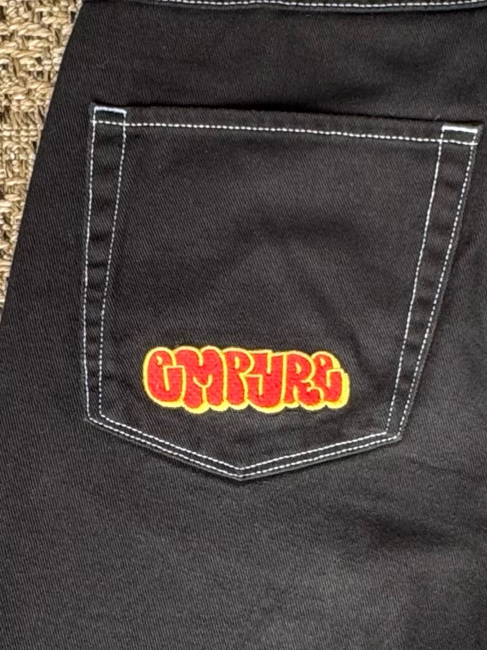 Empyre Ultra Loose Fit
Embroidered Black Skate Jeans Size 32 - Picture 11 of 12